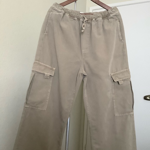 Zara New without Tags Cargo Pants / Size 12 / Beige-Green - Picture 1 of 7